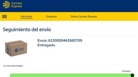 seguimiento correos express.